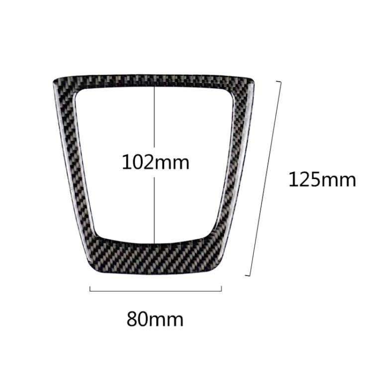 Car Carbon Fiber Gear Position Panel  Solid Color Decorative Sticker for BMW Z4 2009-2015