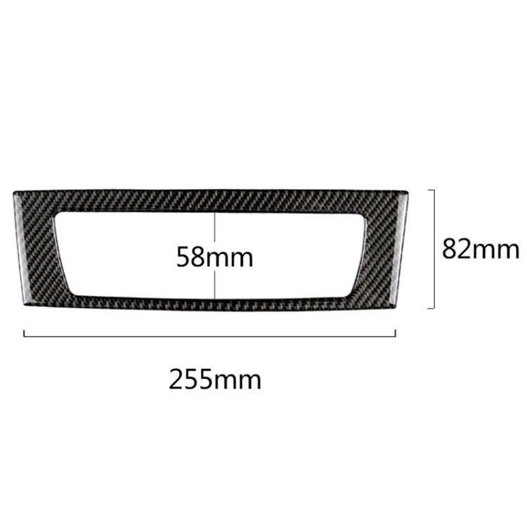 Car Carbon Fiber Central Control CD Panel Solid Color Decorative Sticker for BMW Z4 2009-2015