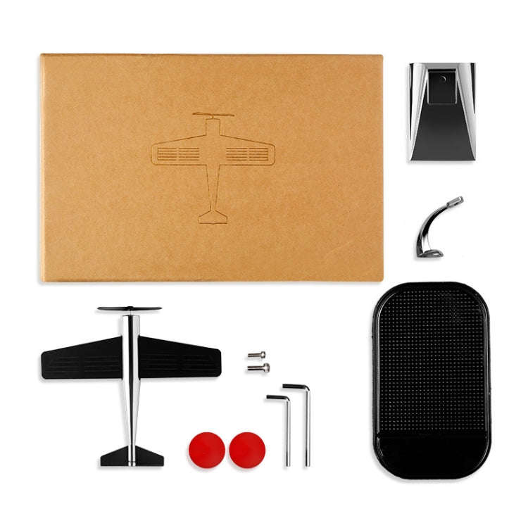 Car Interior Decoration Accessories Aircraft Model Ornaments Propeller Rotating Solar Energy Orna...