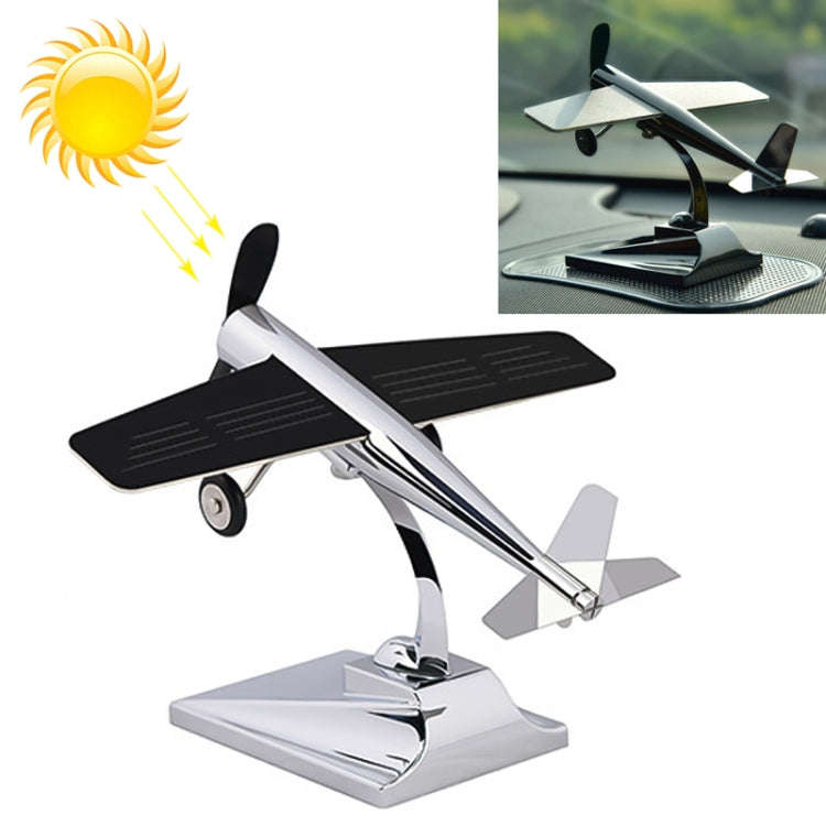 Car Interior Decoration Accessories Aircraft Model Ornaments Propeller Rotating Solar Energy Orna...