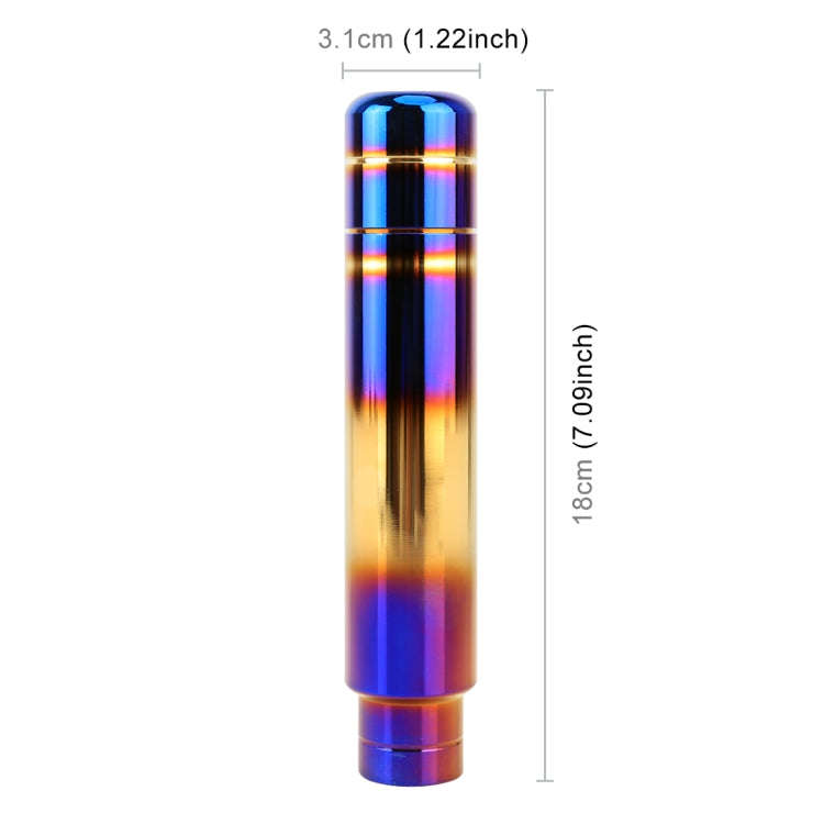 Universal Flame Colorful Long Strip Shape Car Gear Shift Knob Modified Shifter Lever Knob, Length...