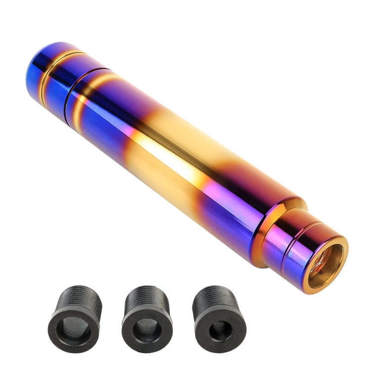 Universal Flame Colorful Long Strip Shape Car Gear Shift Knob Modified Shifter Lever Knob, Length...