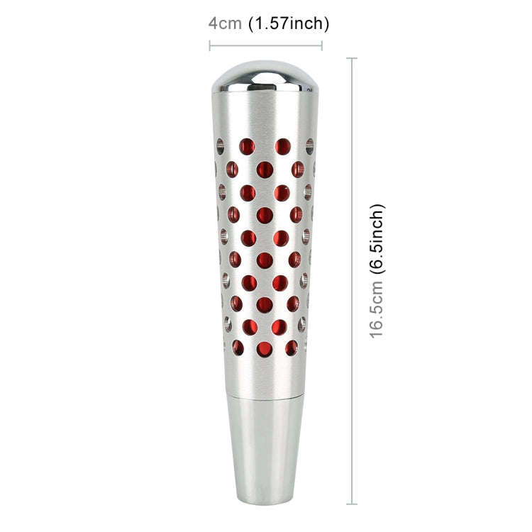 Universal Car Mesh Gear Head Gear Shift Knob (Red)