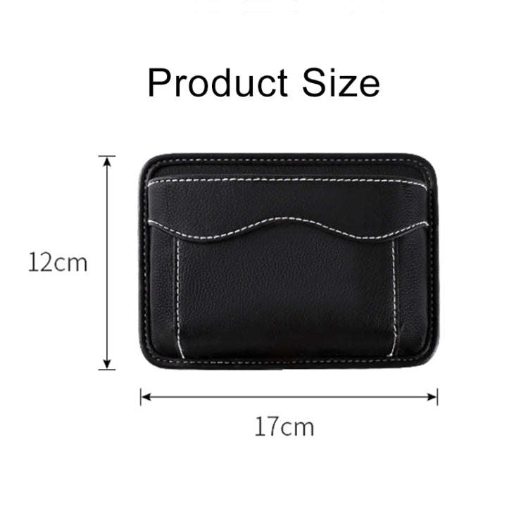 Paste Car Storage Bag Car Seat Quilting Storage Bag Instrument Panel Hanging Bag (Stripe)