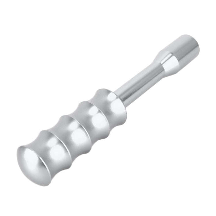 Universal Car Twisted Pattern Gear Head Gear Shift Knob (Silver)