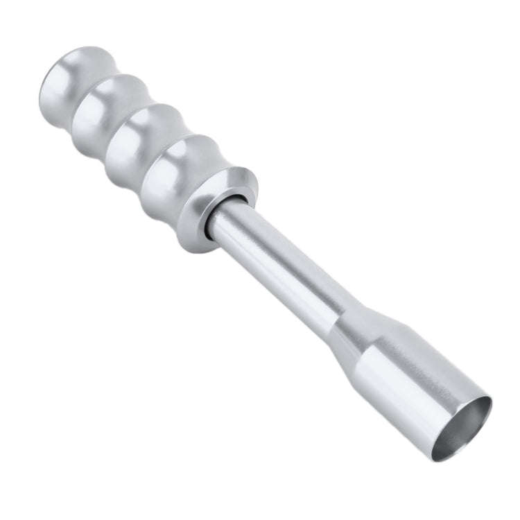 Universal Car Twisted Pattern Gear Head Gear Shift Knob (Silver)