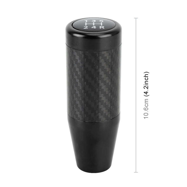 Universal Car Carbon Fiber Pattern Gear Head Gear Shift Knob (Black)