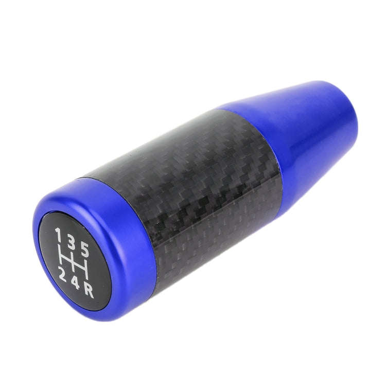 Universal Car Carbon Fiber Pattern Gear Head Gear Shift Knob (Blue)