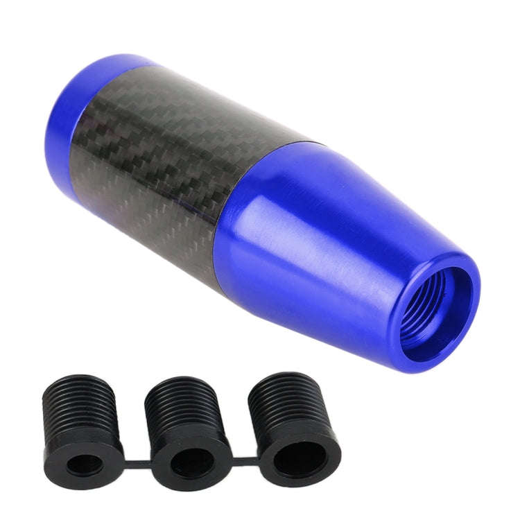Universal Car Carbon Fiber Pattern Gear Head Gear Shift Knob (Blue)