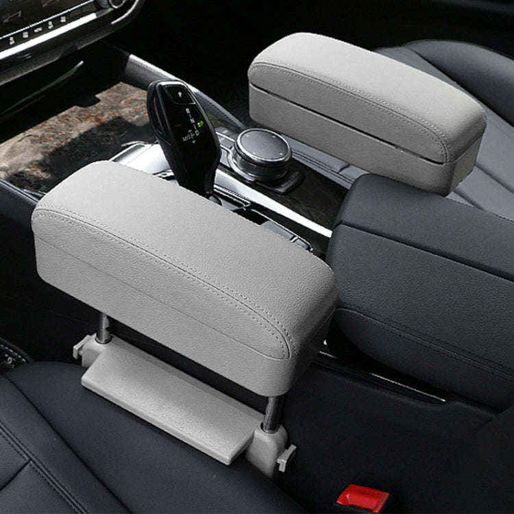Universal Car Wireless Qi Standard Charger PU Leather Wrapped Armrest Box Cushion Car Armrest Box...