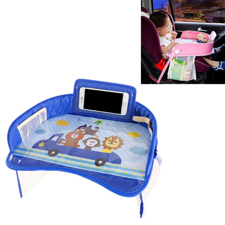 Children Waterproof Dining Table Toy Organizer Baby Safety Tray Tourist Painting Holder with Touc...