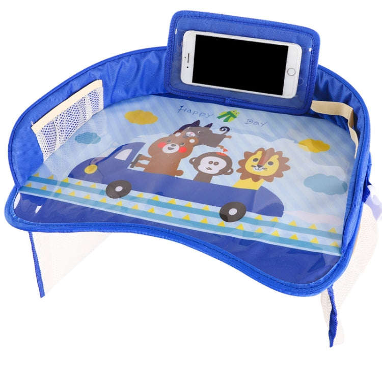 Children Waterproof Dining Table Toy Organizer Baby Safety Tray Tourist Painting Holder with Touc...