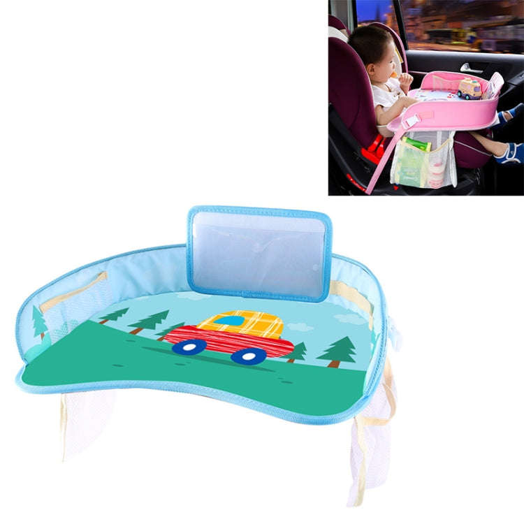 Children Waterproof Dining Table Toy Organizer Baby Safety Tray Tourist Painting Holder with Touc...