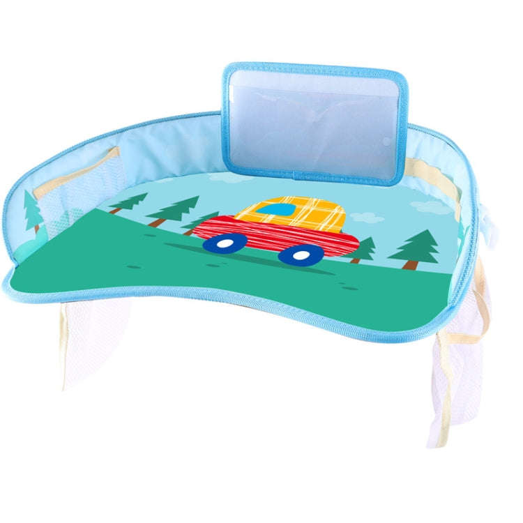 Children Waterproof Dining Table Toy Organizer Baby Safety Tray Tourist Painting Holder with Touc...
