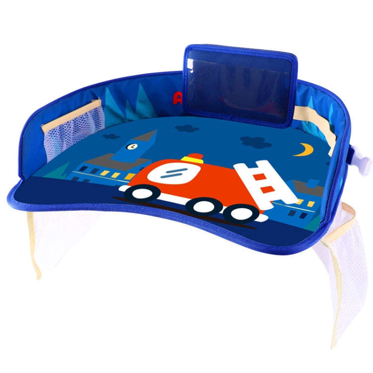 Children Waterproof Dining Table Toy Organizer Baby Safety Tray Tourist Painting Holder with Touc...