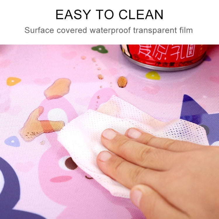 Children Waterproof Dining Table Toy Organizer Baby Safety Tray Tourist Painting Holder with Touc...
