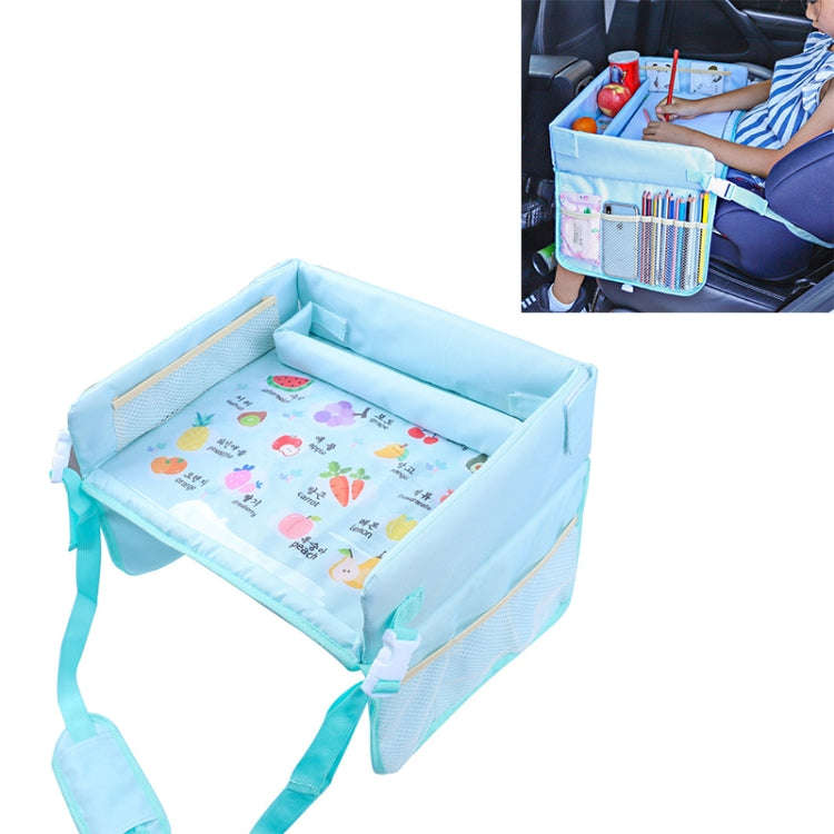 Children Waterproof Dining Table Toy Organizer Baby Safety Tray Tourist Painting Holder (Funny Fr...