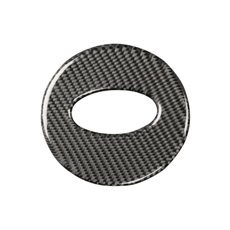 Car Carbon Fiber Steering Wheel Decorative Sticker for Subaru Forester 2016-2018, Left and Right ...