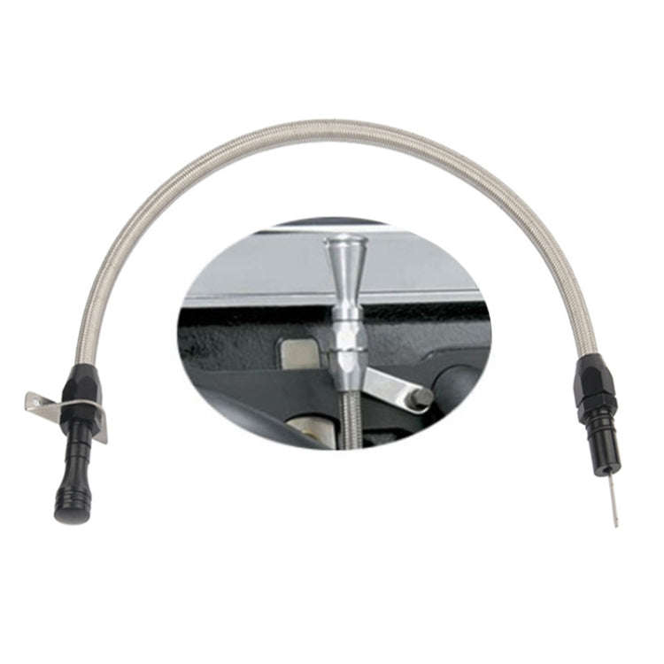 Car Flexible Stainless Transmission Gearbox Oil Dipstick 530mm Oil Measuring Rod for Chevrolet(Bl...