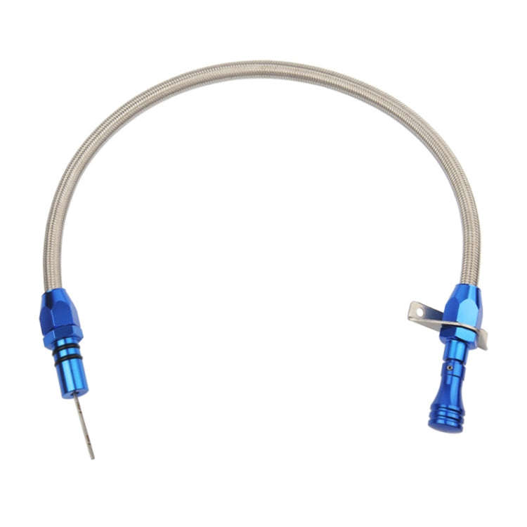 Car Flexible Stainless Transmission Gearbox Oil Dipstick 530mm Oil Measuring Rod for Chevrolet(Blue)