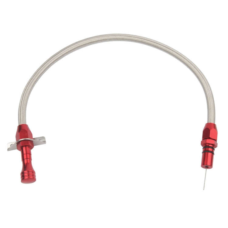 Car Flexible Stainless Transmission Gearbox Oil Dipstick 530mm Oil Measuring Rod for Chevrolet(Red)