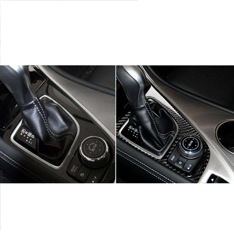 Car Left Drive Carbon Fiber Gear Shift Decorative Sticker for Infiniti Q50 / Q60 2014-2020