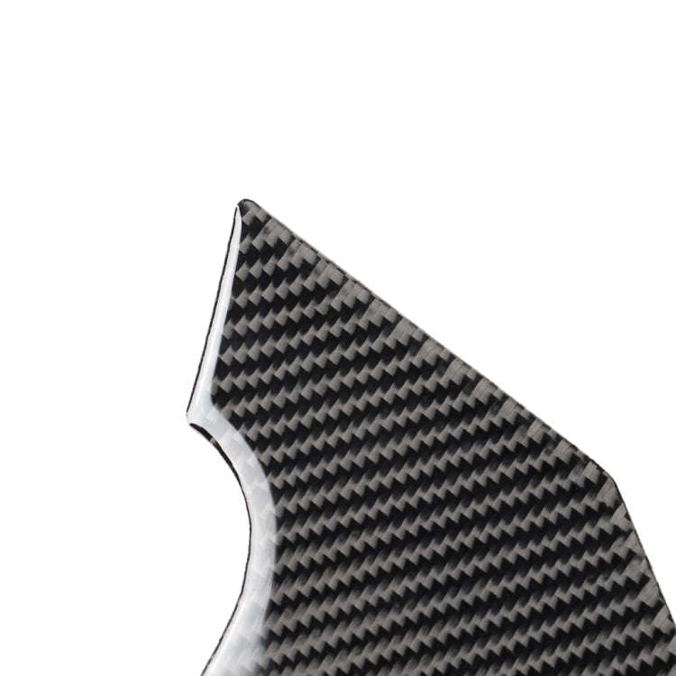 Car Left Drive Carbon Fiber Water Cup Panel Decorative Sticker for Infiniti Q50 / Q60 2014-2020