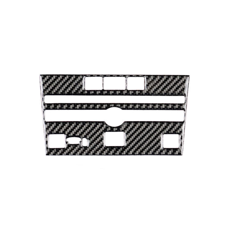 Car Carbon Fiber CD  Console Panel Decorative Sticker for Infiniti Q50 / Q60 2014-2020