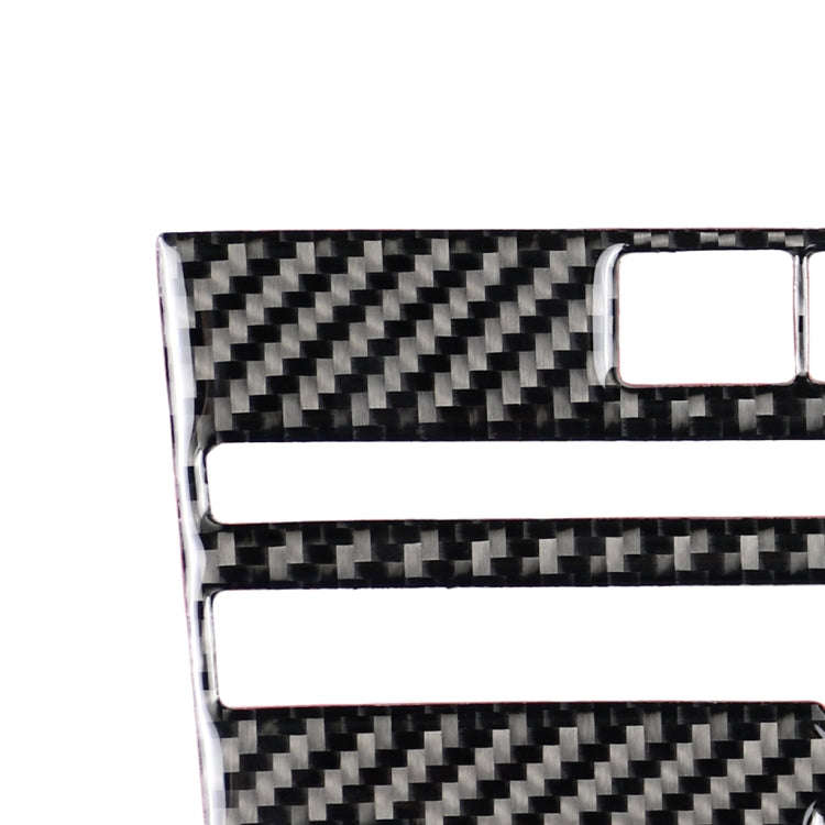 Car Carbon Fiber CD  Console Panel Decorative Sticker for Infiniti Q50 / Q60 2014-2020