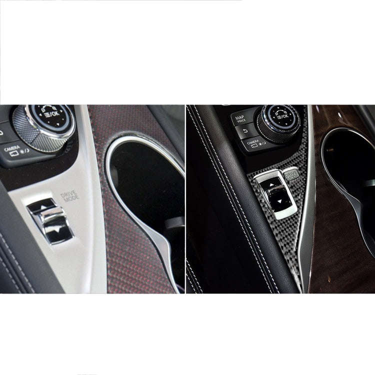 Car  Left Drive Carbon Fiber Driver Panel Decorative Sticker for Infiniti Q50 / Q60 2014-2020