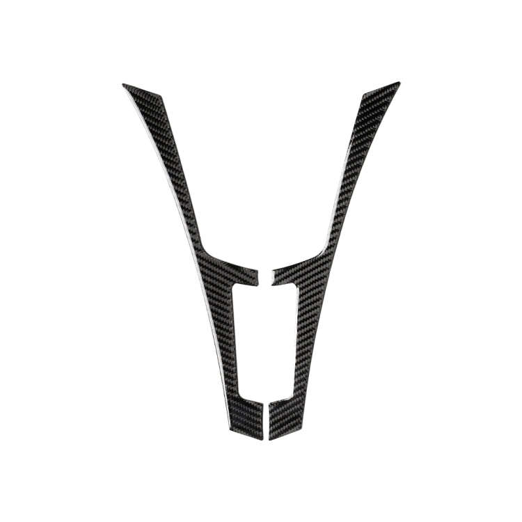 Car Carbon Fiber Central Control Side F Frame Decorative Sticker for Infiniti Q50 / Q60 2014-2020
