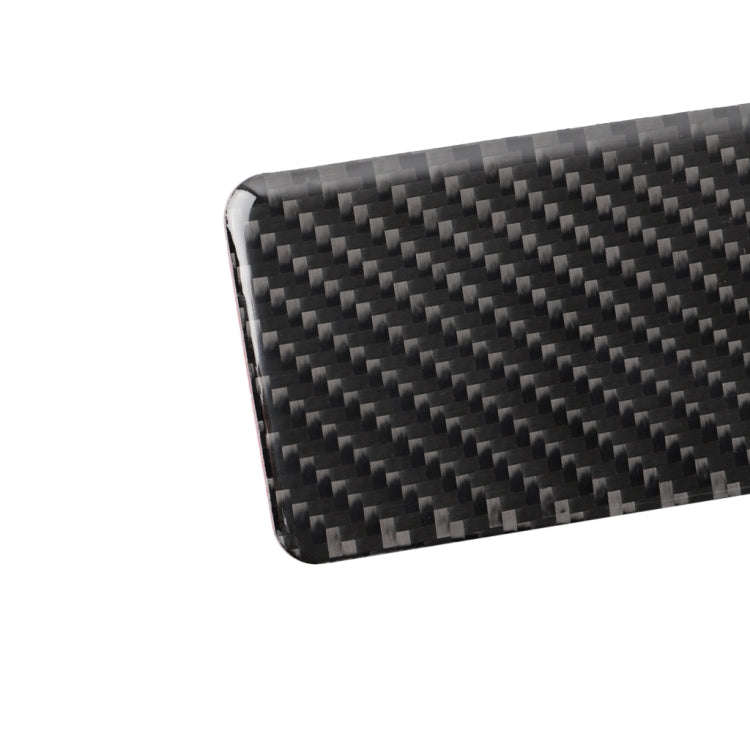 Car Carbon Fiber Rear Seat Ashtray Panel Decorative Sticker for Infiniti Q50 / Q60 2014-2020