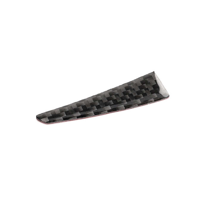 2 PCS Car Carbon Fiber Steering Wheel Below Decorative Sticker for Infiniti Q50 / Q60 2014-2020