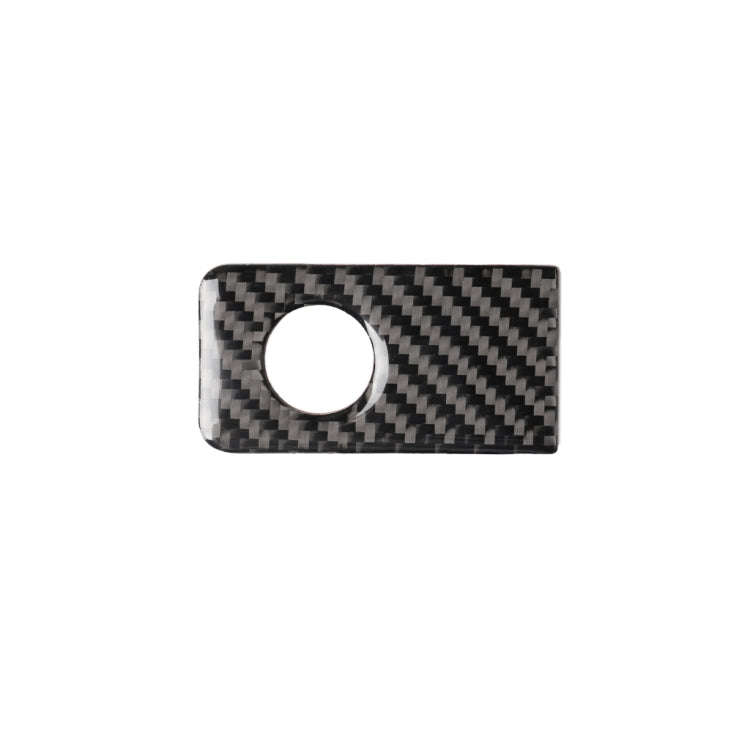 Car Carbon Fiber Front Passenger Seat Storage Box Decorative Sticker for Infiniti Q50 / Q60 2014-...