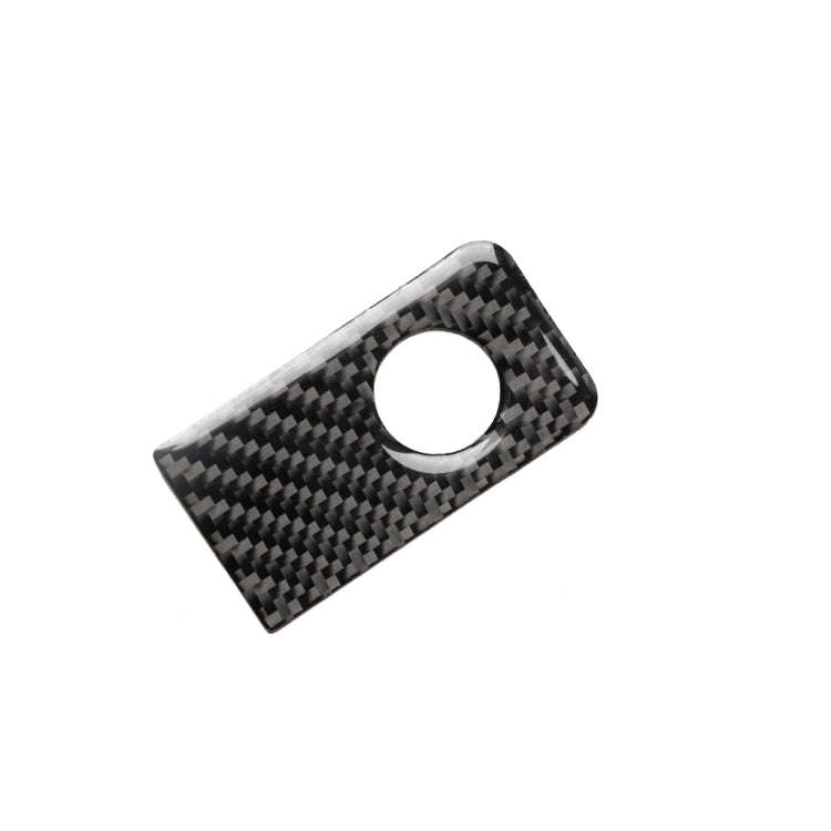 Car Carbon Fiber Front Passenger Seat Storage Box Decorative Sticker for Infiniti Q50 / Q60 2014-...