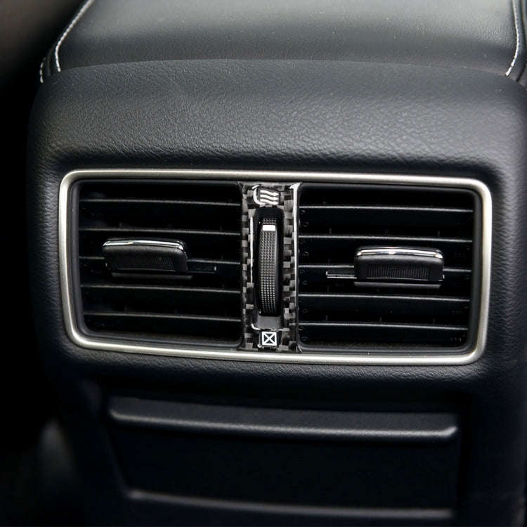 Car Carbon Fiber Rear Air Outlet Decorative Sticker for Infiniti Q50 / Q60 2014-2020