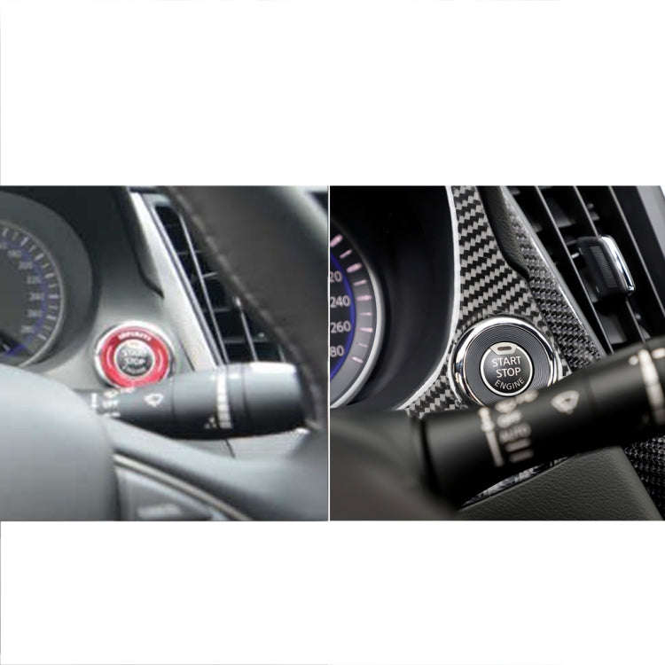 Car Carbon Fiber Dashboard Decorative Sticker for Infiniti Q50 / Q60 2014-2020, Left Drive