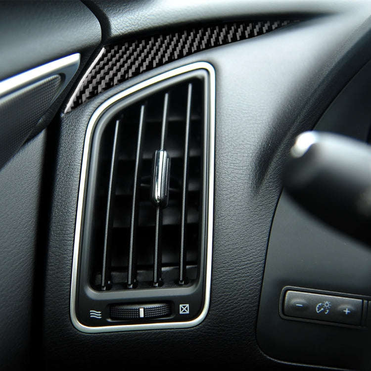 Car Carbon Fiber Left Side of the Dashboard Decorative Sticker for Infiniti Q50 / Q60 2014-2020, ...