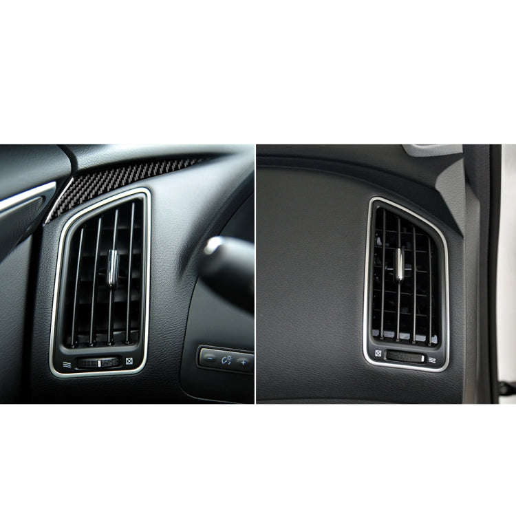 Car Carbon Fiber Left Side of the Dashboard Decorative Sticker for Infiniti Q50 / Q60 2014-2020, ...