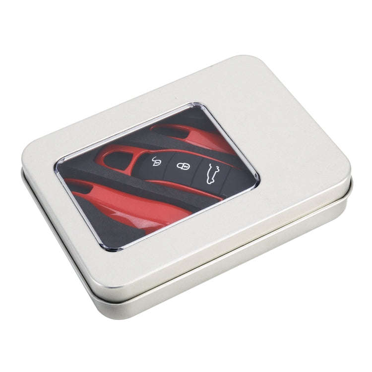Car Plastic Key Shell Key Case for Porsche (Red)