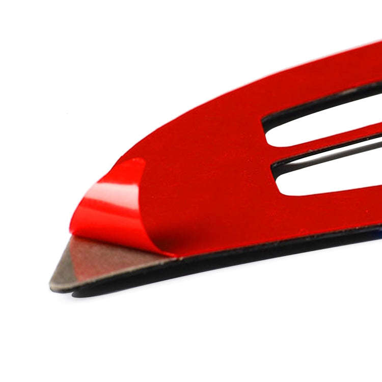 3 in 1 Car Carbon Fiber Solid Color Steering Wheel Button Decorative Sticker for BMW E70 2008-201...
