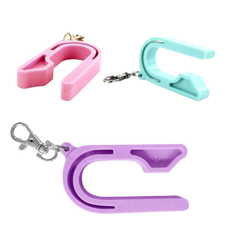 3 PCS Random Color The Car Seat Key Keychain Unlocker