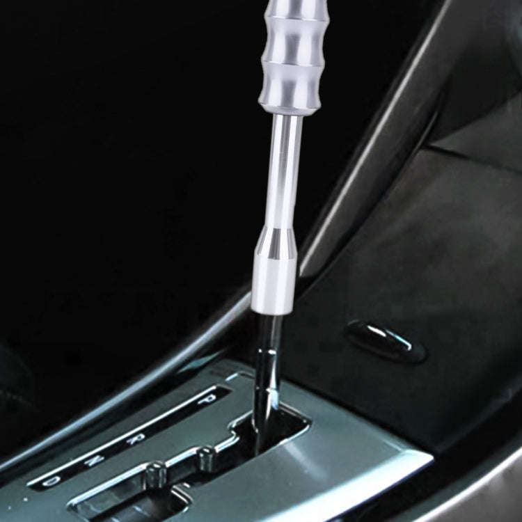 Car Modification Shift Lever Heightening Gear Shifter Extension Rod (Silver)