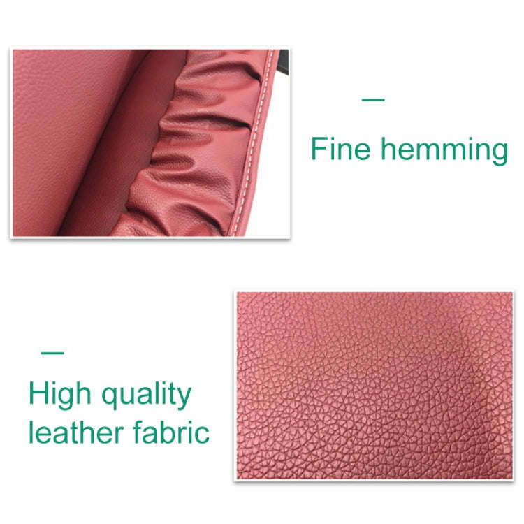Car Front Seat Hanging Bag Mobile Phone Storage Bag (Red)