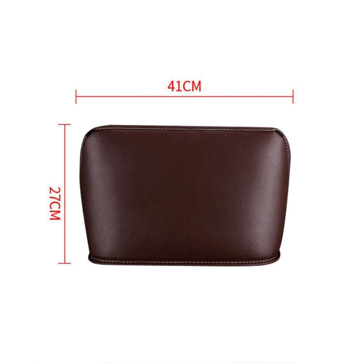 Car Front Seat Hanging Bag Storage Bag (Wine Red)