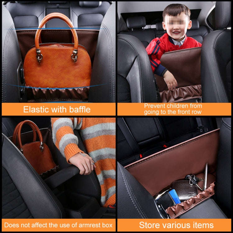 Car Front Seat Hanging Bag Storage Bag (Wine Red)