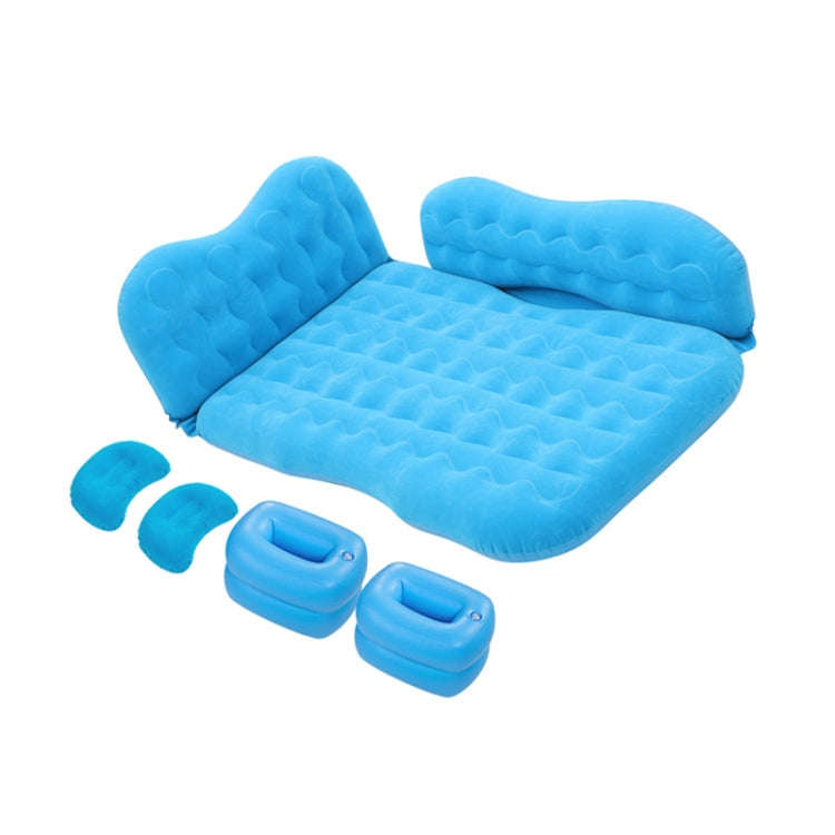 Universal Car Travel Inflatable Mattress Air Bed Camping Back Seat Couch with Head Protector + Wi...