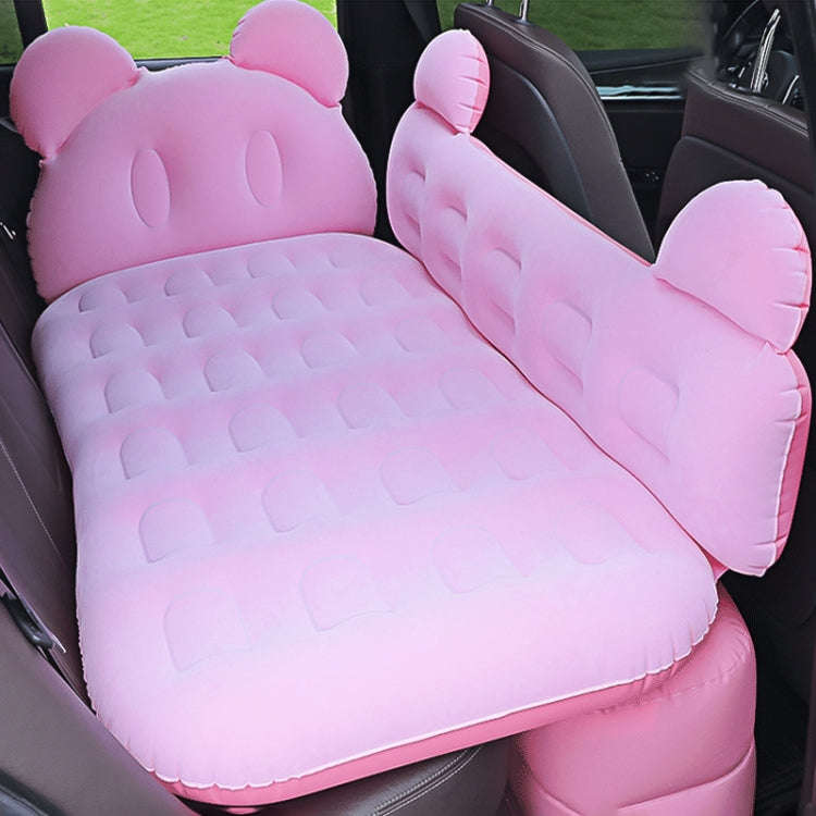 Universal Car Cartoon Travel Inflatable Mattress Air Bed Camping Back Seat Couch with Head Protec...