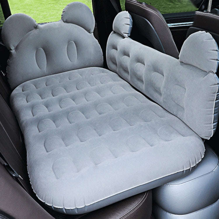 Universal Car Cartoon Travel Inflatable Mattress Air Bed Camping Back Seat Couch with Head Protec...