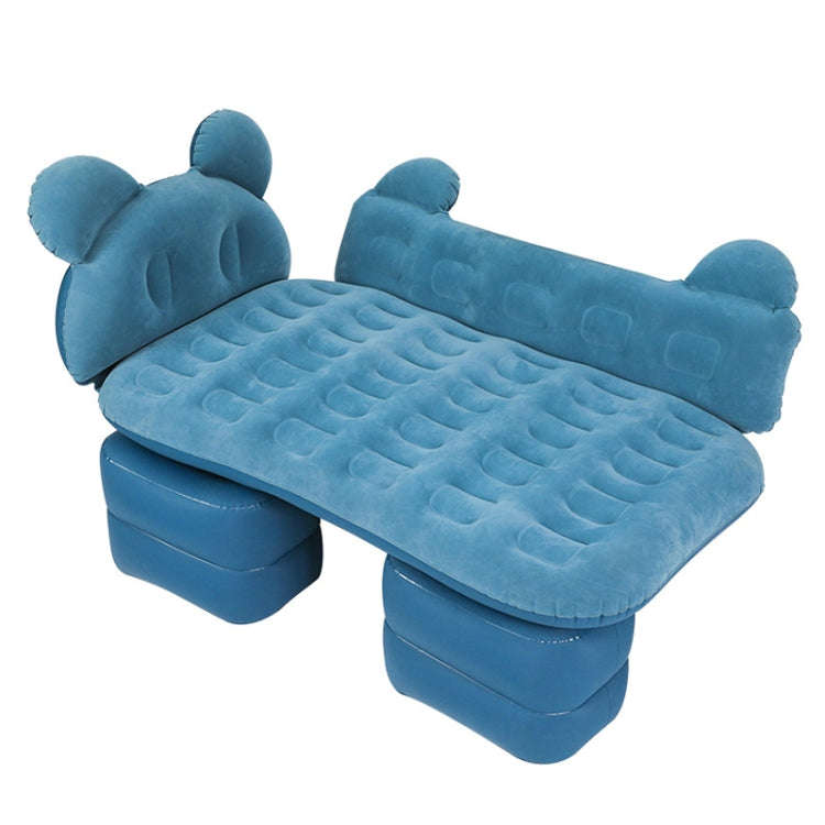 Universal Car Cartoon Travel Inflatable Mattress Air Bed Camping Back Seat Couch with Head Protec...